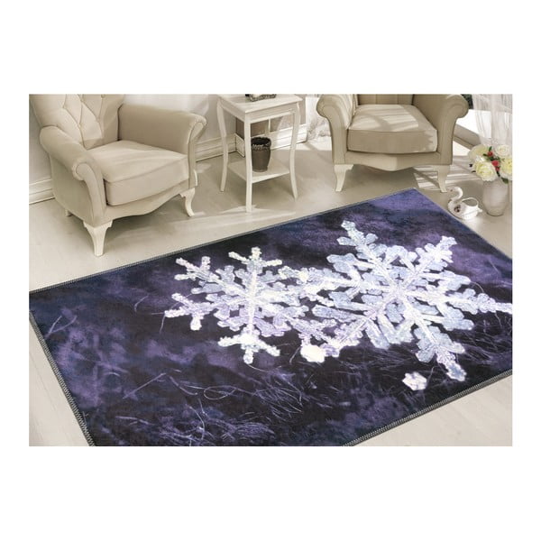 Tepih Vitaus Big Snowflakes, 80 x 120 cm