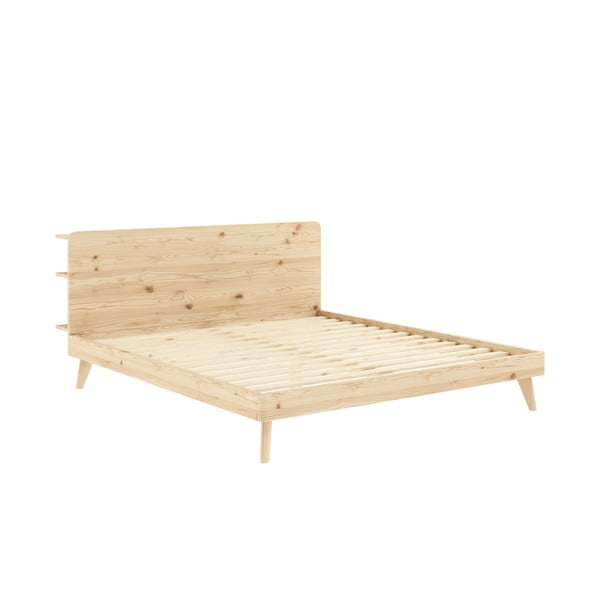 Bračni krevet od borovine s podnicom 180x200 cm Retreat - Karup Design
