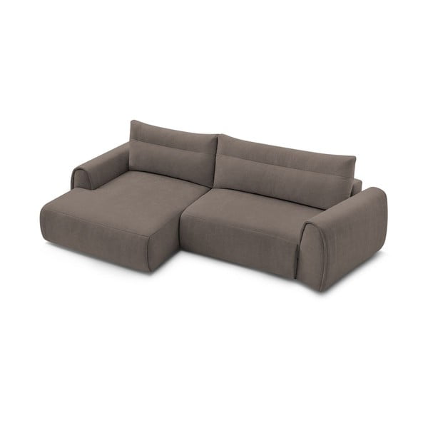 Smeđa kutna garnitura Aden – Bobochic Paris-image-4