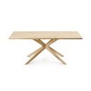 Blagovaonski stol s pločom stola u dekoru hrasta 100x200 cm Armande – Kave Home