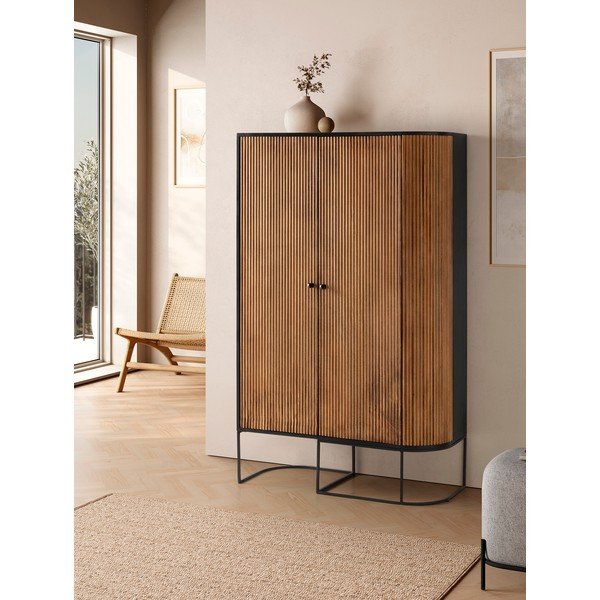 Komoda od masivnog manga u prirodnoj boji 100x165x40 cm Curve – MOME-image-1