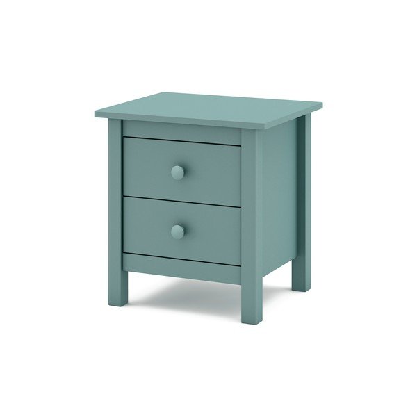 Petrolej zeleni dječji noćni ormarić od masivnog bora Max – Marckeric-image-3