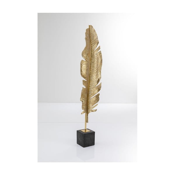Dekoracija u zlatu u obliku lista Kare Design Leaf, 147 cm