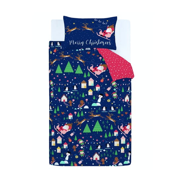 Dječja posteljina 200x135 cm Santa's Christmas Wonderland - Catherine Lansfield