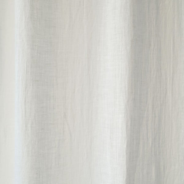 Bijela lanena lagana zavjesa s tunelom Linen Tales Daytime, 250 x 130 cm-image-2
