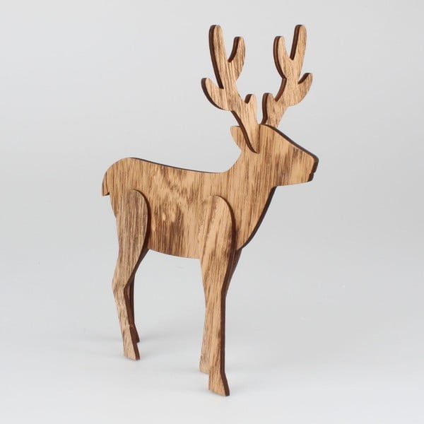 Božićni ukras u obliku jelena Dakls Jeremiah, visina 25 cm