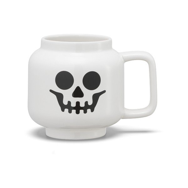 Bijela keramička dječja šalica za latte 255 ml Skeleton – LEGO®
