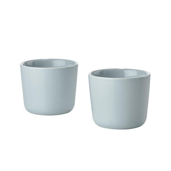 Set od 2 svjetloplave termo šalice od kamenine Zone Singles-image-1