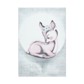 Svijetlo ružičasti/svijetlo sivi dječji tepih 120x170 cm Bambi – Ayyildiz Carpets