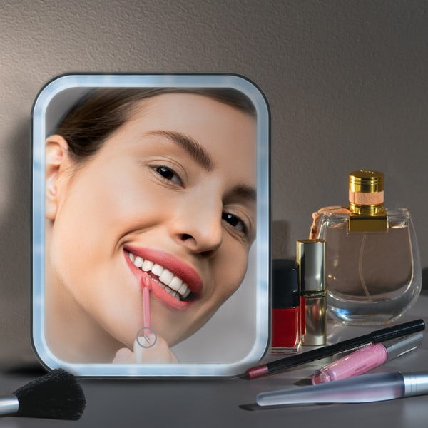 Kozmetičko ogledalo s osvjetljenjem 15x20 cm Ania – MSV-image-1