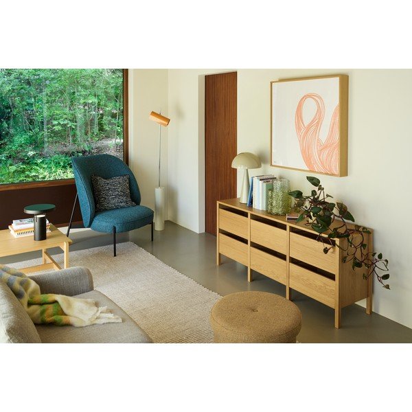 Komoda u dekoru hrasta u prirodnoj boji 150x65x40 cm Forma – Hübsch-image-4