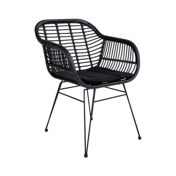 Set od 2 vanjske fotelje od umjetnog ratana s jastukom House Nordic Trieste-image-3