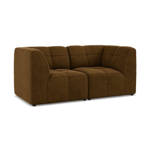 Senf žuta baršunasti sofa 180 cm Aloha – Makamii-image-2