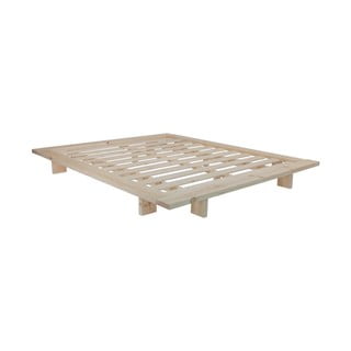 Bračni krevet od borovine s podnicom 180x200 cm Japan – Karup Design