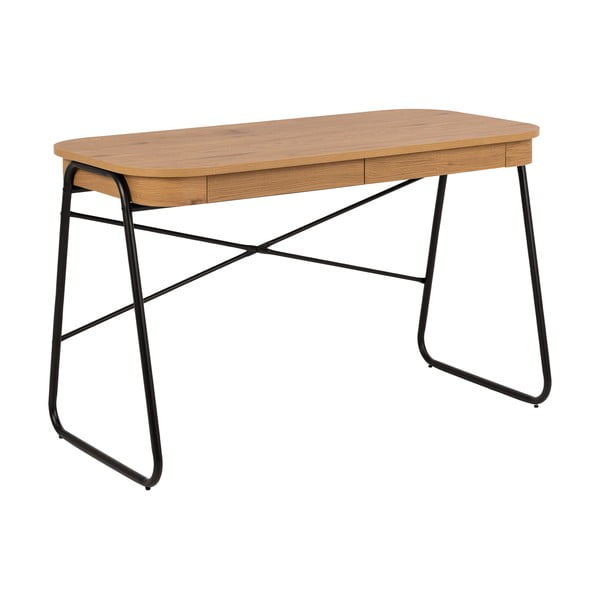 Radni stol s pločom stola u dekoru hrasta 60x120 cm Blueton – Actona-image-4