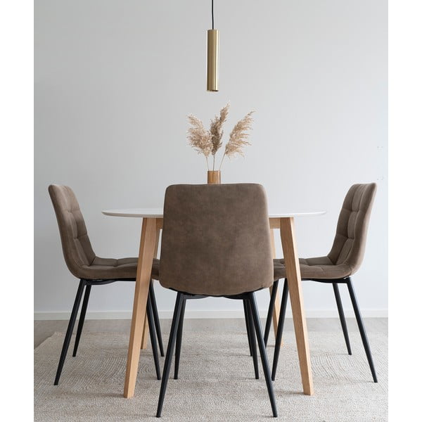 Svjetlo smeđe blagovaonske stolice u setu 2 kom Moseby – Bonami Essentials-image-1