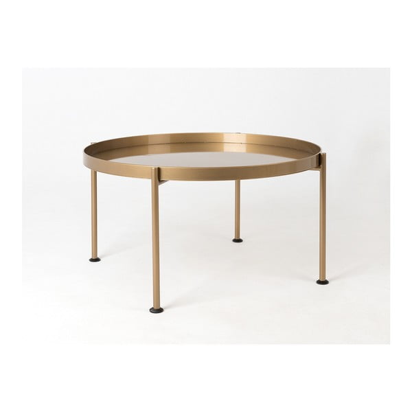 Stolić za kavu u zlatnoj boji Custom Form Memo, ⌀ 100 cm
