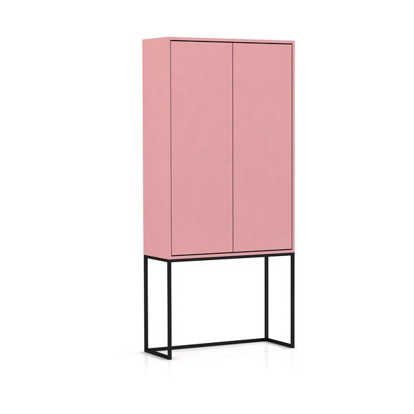 Ružičasti ormarić 75x164,5 cm Lennon – Really Nice Things-image-2