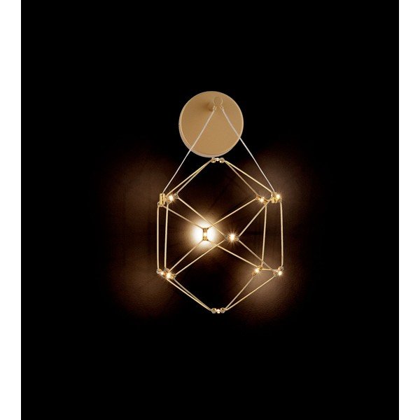 LED zidna lampa aluminijska u zlatnoj boji Nebula – Nova Luce-image-3