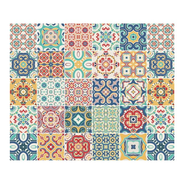 Set od 30 Ambiance Jael zidnih naljepnica, 10 x 10 cm-image-3