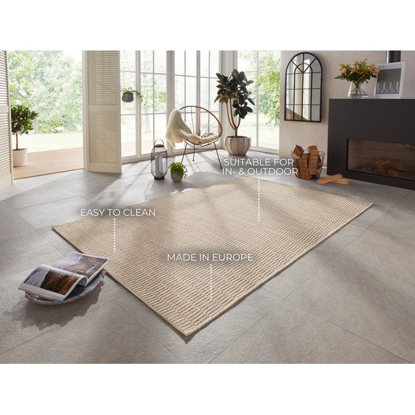 Krem tepih pogodan i za vanjski prostor Elle Decor Brave Dreux, 160 x 230 cm-image-4