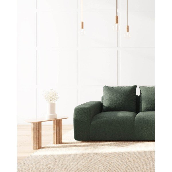 Zelena sofa od bouclé tkanine 287 cm Feiro – MESONICA-image-4