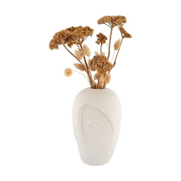 Krem keramička vaza (visina 19,5 cm) Face – House Nordic-image-3
