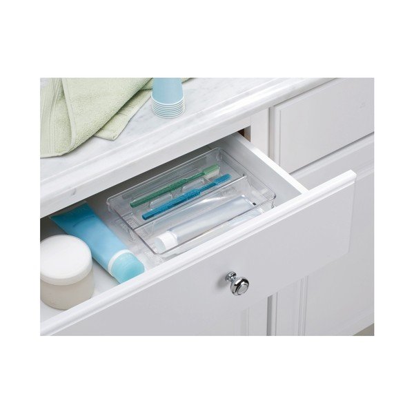 Bijeli organizator InterDesign Rain, dužine 24 cm-image-1