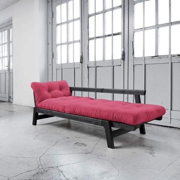 Sofa na razvlačenje Karup Step Black / Magenta-image-3