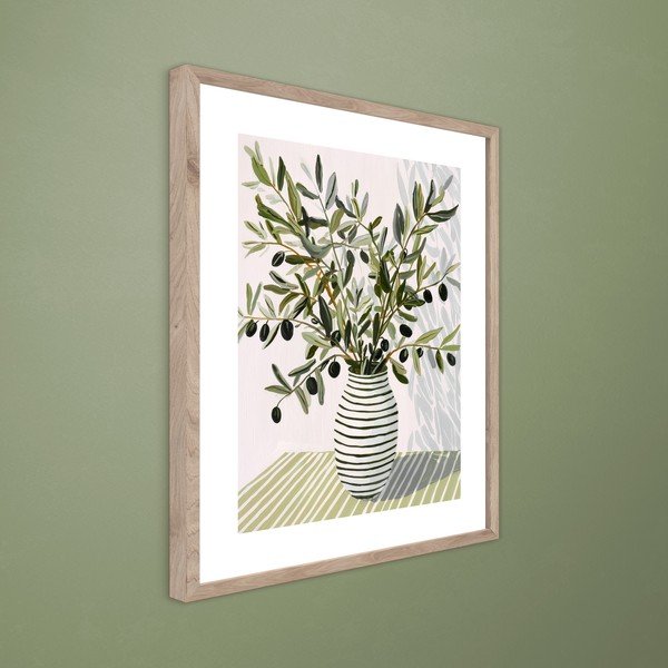 Tiskana slika s okvirom 40x50 cm Olive Bunch II – Styler-image-3
