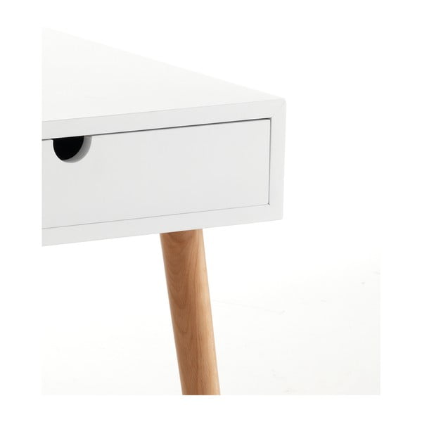 Bijeli stolić s ladiceom Tomasucci Turneta-image-1