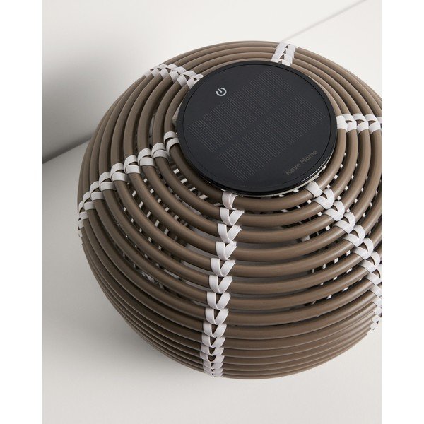 LED stolna/prijenosna vanjska svjetiljka sa solarnim panel/s USB ø 25 cm Garoina – Kave Home-image-3