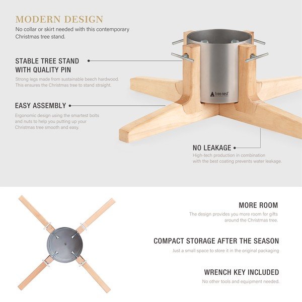 Stalak za božićno drvce Tree Nest Rustic-image-3