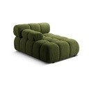 Zelena modularna sjedeća garnitura od bouclé tkanine (s lijevim kutom) Bellis – Micadoni Home