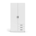 Bijeli ormar 99x200 cm Sprint – Tvilum