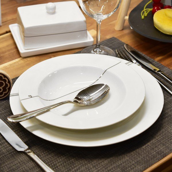 Pribor 24 kom od nehrđajućeg čelika u srebrnoj boji Mirror – Orion-image-1