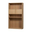 Modularna biblioteka u dekoru hrasta u prirodnoj boji 110x199 cm Modulair – vtwonen