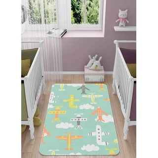 Svijetlo zeleni dječji tepih 80x140 cm Happy Plains – Oyo Concept