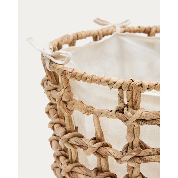 Košare u setu 2 kom od vodenog zumbula ø 38x38 cm Dilam – Kave Home-image-3