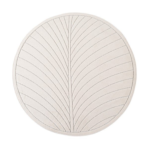 Krem okrugao unutarnji i vanjski tepih ø 120 cm Nova 1204 – Ayyildiz Carpets