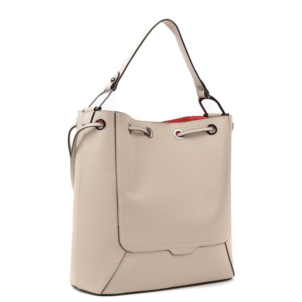 Bež kožna torbica Renata Corsi Havna-image-4