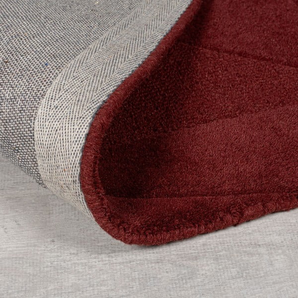 Bordo ručno rađen vunen tepih 160x230 cm Shard Red – Flair Rugs-image-2