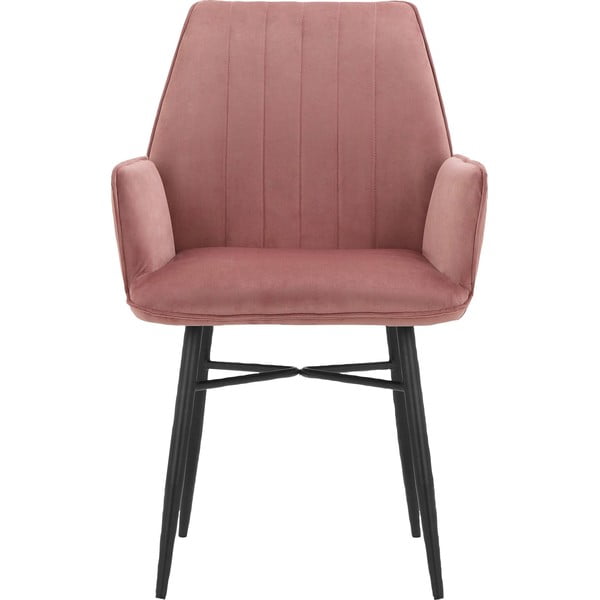 Svijetlo ružičaste podstavljene blagovaonske stolice u setu 2 kom Anzo – Støraa-image-2