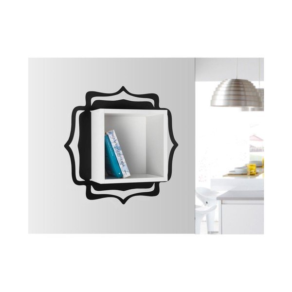 Osmanska crno-bijela polica za knjige-image-1