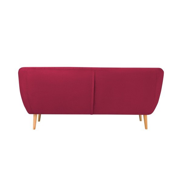 Tamnoružičasta sofa od baršuna Mazzini Sofas Sardaigne, 188 cm-image-3