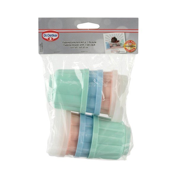 Set od 6 kalupa za puding Dr. Oetker Pastel, 150 ml-image-2