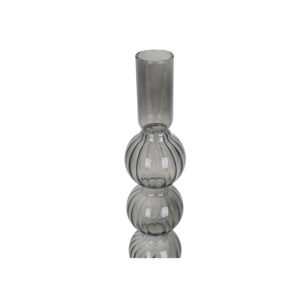 Sivi stakleni svijećnjak PT LIVING Bubbles-image-2
