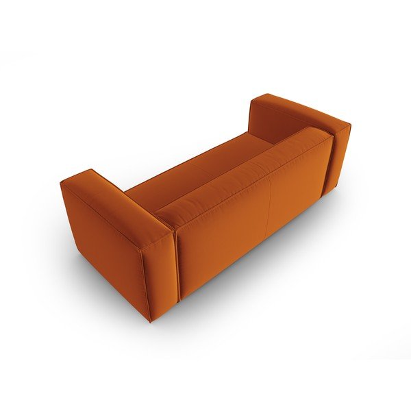 Narančasta baršunasti sofa 200 cm Mackay – Cosmopolitan Design-image-3
