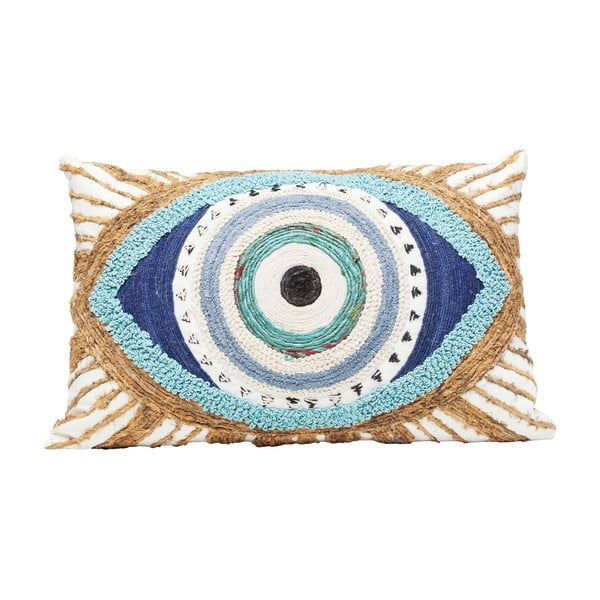 Pamuk jastuk Kare dizajn etno oko, 35 x 55 cm