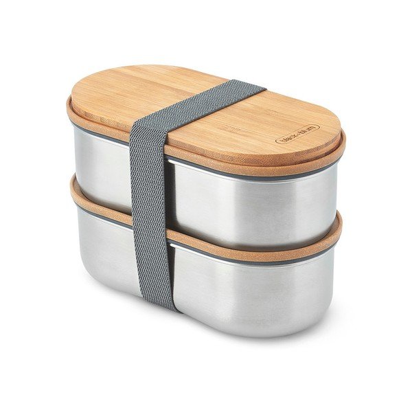 Kutija za ručak 2 kom s pregradama Bento – Black + Blum-image-3